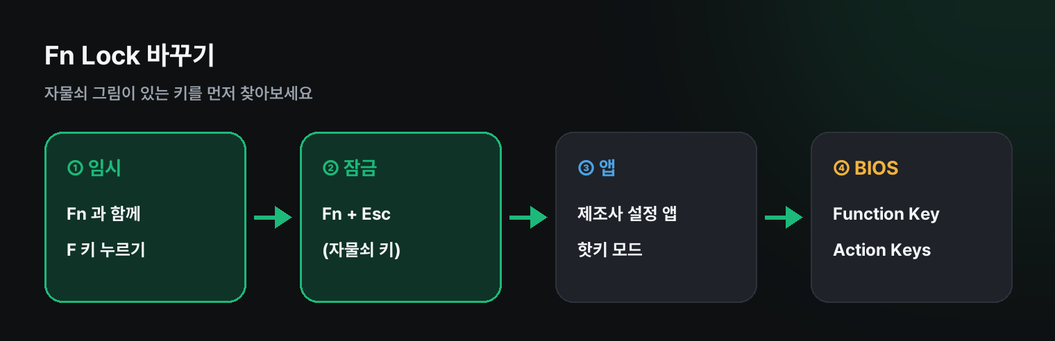 Fn Lock 바꾸기